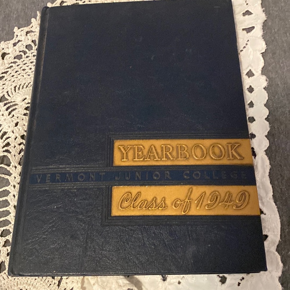 Class of 1949 Vermont junior college yearbook